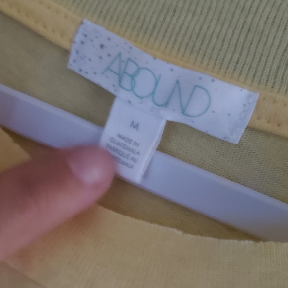 NWOT Nordstrom Abound "Faith over Fear" Boxy Graphic Tee Size Med - Picture 4 of 5